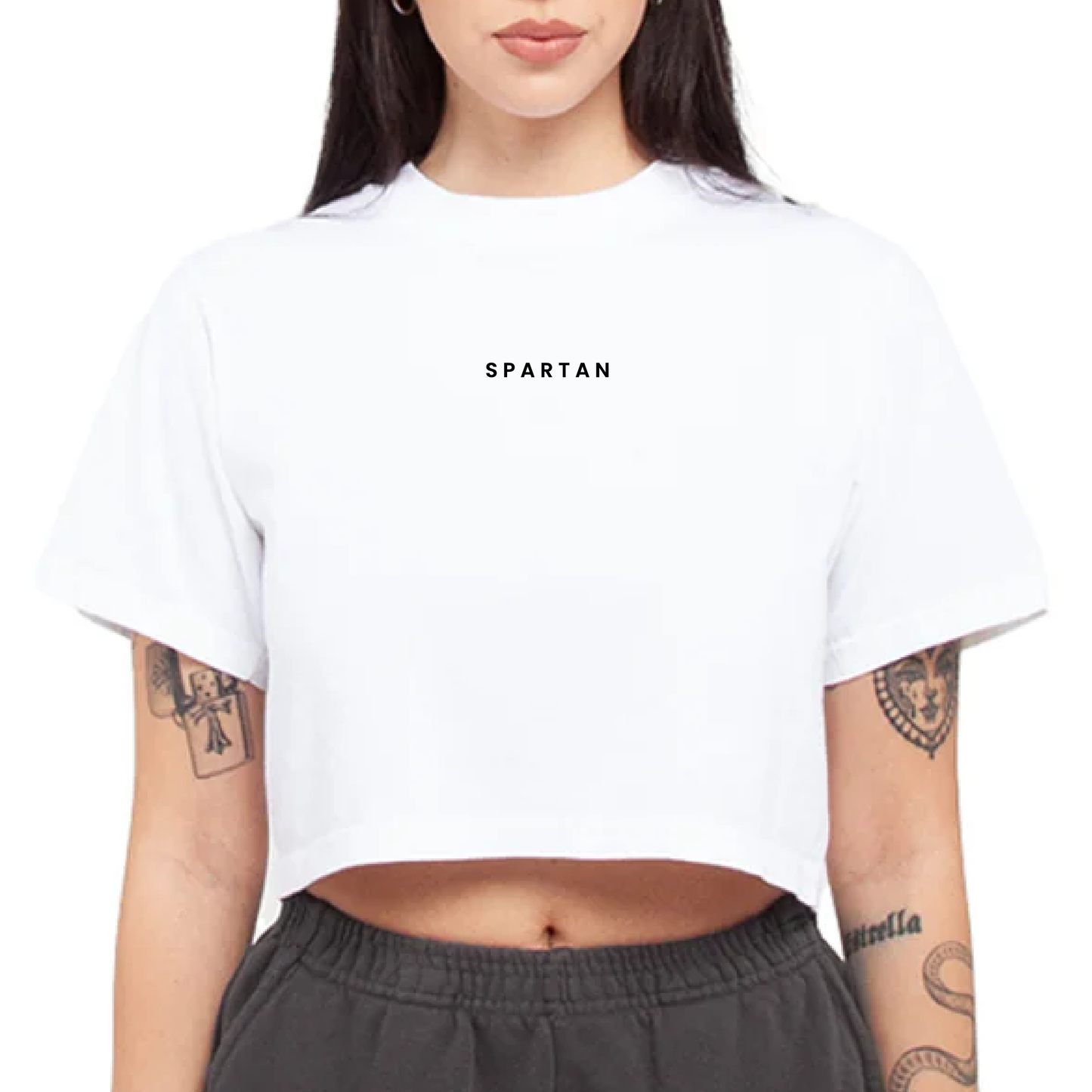 Womens Garment Dye Crop Tee