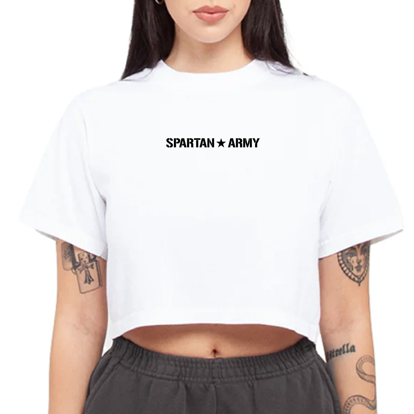 Womens Garment Dye Crop Tee