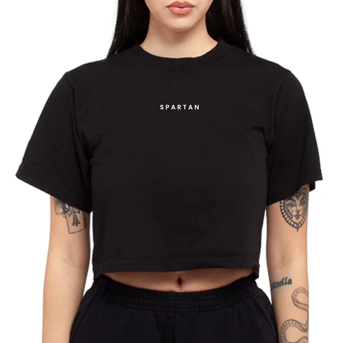 Womens Garment Dye Crop Tee