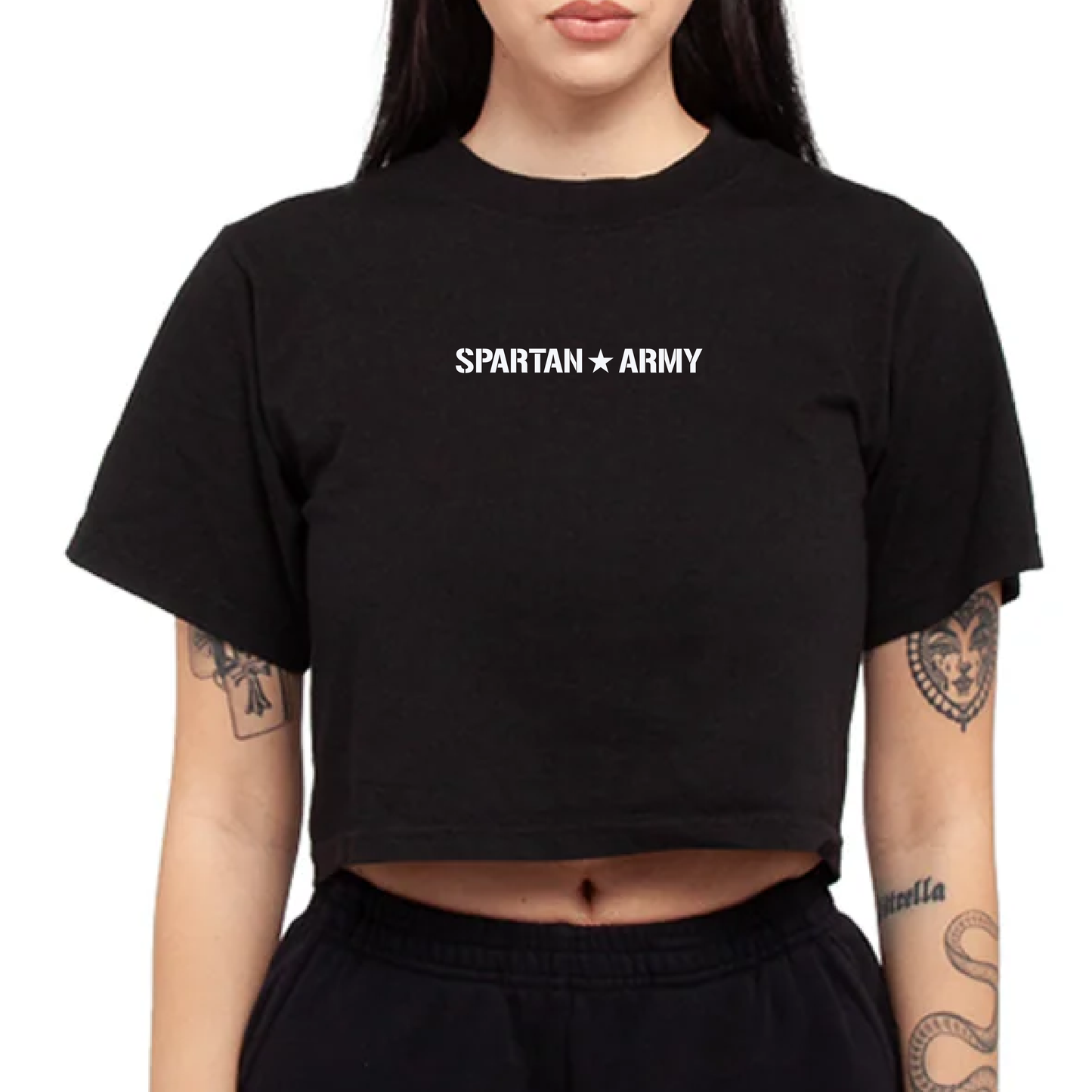 Womens Garment Dye Crop Tee